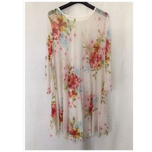 Sheer bathing suit cover up